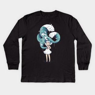 Daughter of the Sea Kids Long Sleeve T-Shirt